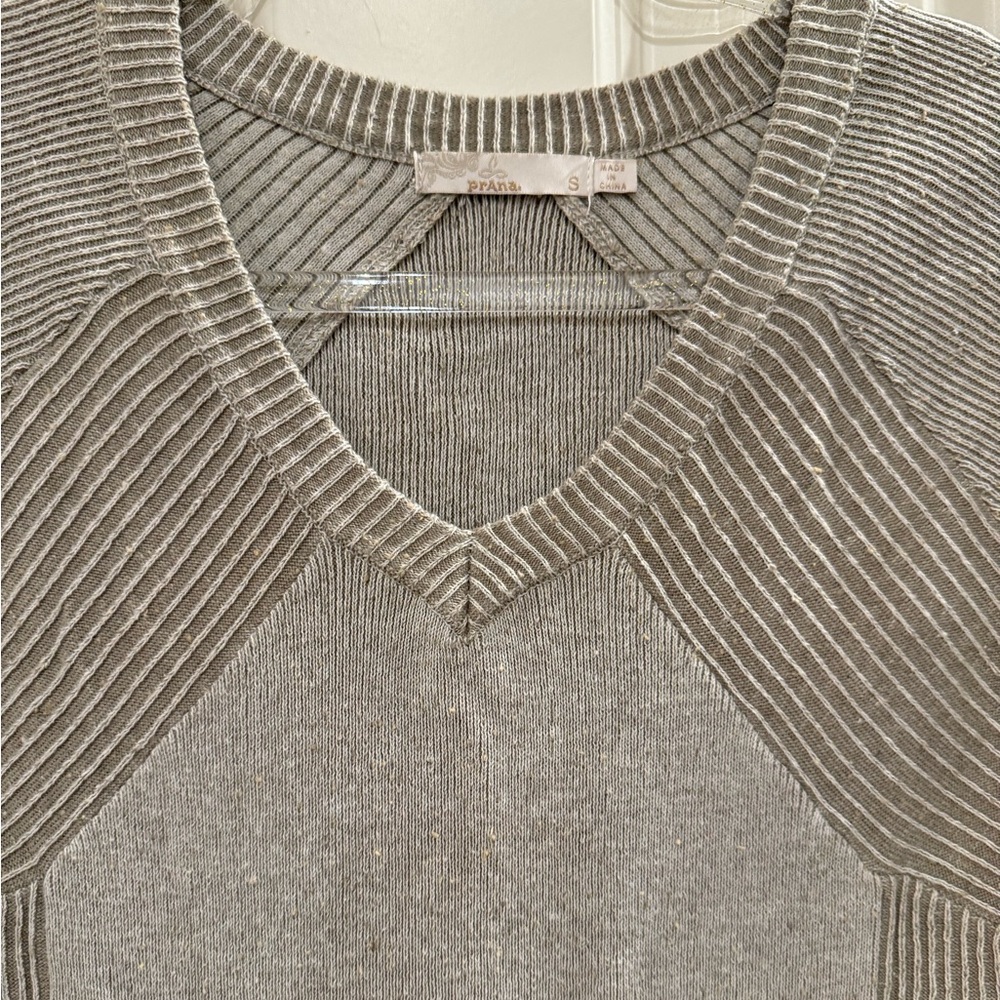 Prana Avalone Knit Dress Organic Cotton Stone size Small - Picture 3 of 10